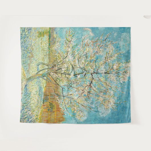 Vincent van Gogh - Pink Peach Tree in Blossom Wandkleed (Voorkant (horizontaal))