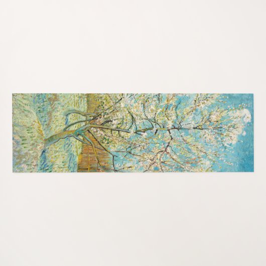 Vincent van Gogh - Pink Peach Tree in Blossom Yogamat (Achterkant (horizontaal))