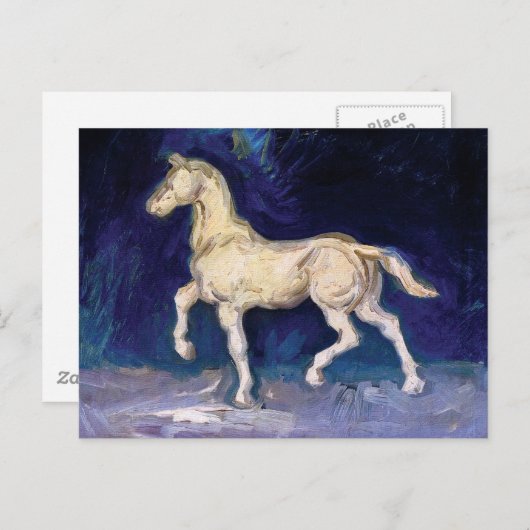 Vincent van Gogh - Plaster Statuette of a Horse Briefkaart (Voorkant / Achterkant)