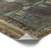 Vincent van Gogh | Pleziertuinen in Montmartre Poster (Hoek)