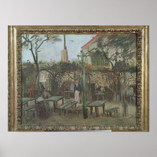 Vincent van Gogh | Pleziertuinen in Montmartre Poster (Voorkant)