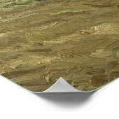 Vincent van Gogh - Plowed Fields Poster (Hoek)