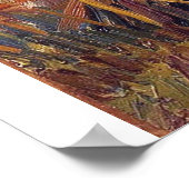 Vincent Van Gogh - Pollard Willows en Setting Sun Poster (Hoek)