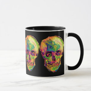 Vincent Van Gogh - Pop Art Halloween Schedel Mok