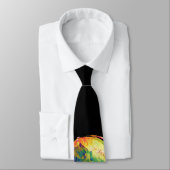 Vincent Van Gogh - Pop Art Halloween Schedel Stropdas (Gebonden)