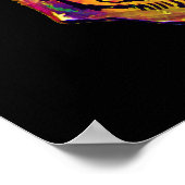 Vincent Van Gogh - Pop Art Halloween Skull Poster (Hoek)