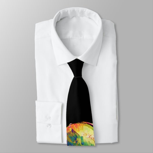 Vincent Van Gogh - Pop Art Halloween Skull Stropdas (Gebonden)
