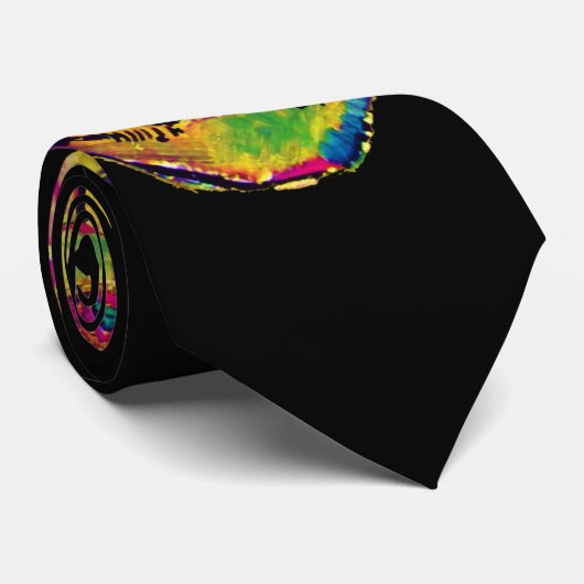 Vincent Van Gogh - Pop Art Halloween Skull Stropdas (Opgerold)