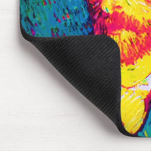 Vincent van Gogh - Pop Art Self Portret met Pet Muismat (Hoek)