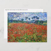 Vincent van Gogh - Poppy Field Briefkaart (Voorkant / Achterkant)