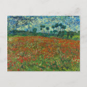 Vincent Van Gogh Poppy Field Briefkaart (Voorkant)