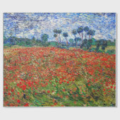 Vincent van Gogh - Poppy Field Cadeaupapier (Vlak)