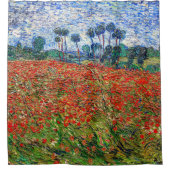 Vincent van Gogh - Poppy Field Douchegordijn (Voorkant)