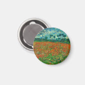 Vincent Van Gogh Poppy Field Fine Art Magneet (Voorkant / Achterkant)