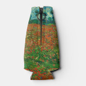 Vincent Van Gogh Poppy Field Floral  Art Flesjeskoeler (Achterkant)