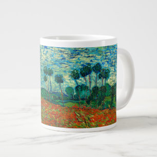 Vincent Van Gogh Poppy Field Floral  Art Grote Koffiekop