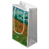 Vincent Van Gogh Poppy Field Floral  Art Klein Cadeauzakje (Voorkant Gekanteld)