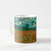 Vincent Van Gogh Poppy Field Floral  Art Koffiemok (Voorkant links)