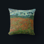 Vincent Van Gogh Poppy Field Floral  Art Kussen<br><div class="desc">Vincent Van Gogh Poppy Field Floral Fine Art Vincent Willem van Gogh was een schilder van de Post-Impressionist, wiens werk een verreikende invloed had op de 20e-eeuwse kunst. Zijn productie omvat portretten, zelfportretten, landschappen en nog steeds levende cypersen, bloeiende bomen, tarwevelden en zonnebloemen. Tussen 1886 en 1890 heeft Vincent van...</div>
