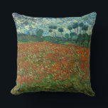 Vincent Van Gogh Poppy Field Floral  Art Kussen<br><div class="desc">Vincent Van Gogh Poppy Field Floral Fine Art Vincent Willem van Gogh was een schilder van de Post-Impressionist, wiens werk een verreikende invloed had op de 20e-eeuwse kunst. Zijn productie omvat portretten, zelfportretten, landschappen en nog steeds levende cypersen, bloeiende bomen, tarwevelden en zonnebloemen. Tussen 1886 en 1890 heeft Vincent van...</div>