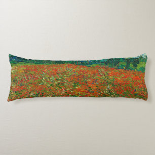 Vincent Van Gogh Poppy Field Floral  Art Lichaamskussen
