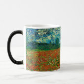 Vincent Van Gogh Poppy Field Floral Art Magische Mok (Links)