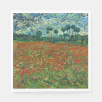 Vincent Van Gogh Poppy Field Floral  Art