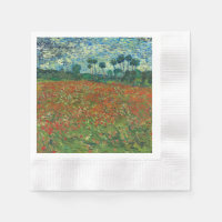 Vincent Van Gogh Poppy Field Floral  Art