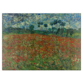 Vincent Van Gogh Poppy Field Floral  Art Snijplank (Voorkant)