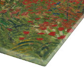 Vincent Van Gogh Poppy Field Floral  Art Snijplank (Hoek)