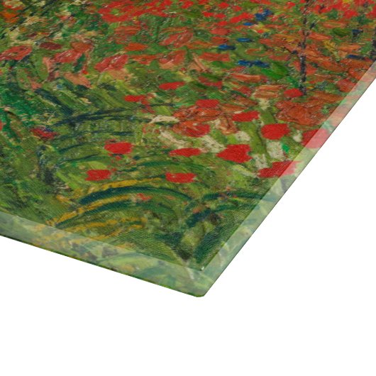 Vincent Van Gogh Poppy Field Floral  Art Snijplank (Hoek)