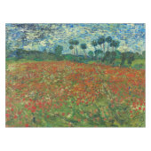 Vincent Van Gogh Poppy Field Floral Art Tafelkleed (Voorkant (Horizontaal))