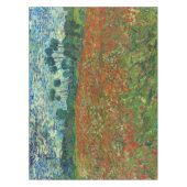 Vincent Van Gogh Poppy Field Floral  Art Tafelkleed (Voorkant)