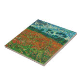 Vincent Van Gogh Poppy Field Floral Art Tegeltje (Zijkant)