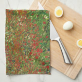 Vincent Van Gogh Poppy Field Floral Art Theedoek (Quarter Fold)