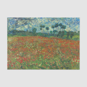 Vincent Van Gogh Poppy Field Floral  Art Tissuepapier