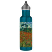 Vincent Van Gogh Poppy Field Floral  Art Waterfles (Rechts)