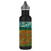 Vincent Van Gogh Poppy Field Floral Art Waterfles (Links)
