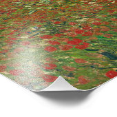 Vincent van Gogh - Poppy Field Foto Afdruk (Hoek)