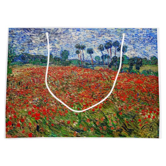 Vincent van Gogh - Poppy Field Groot Cadeauzakje (Voorkant)