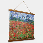 Vincent van Gogh - Poppy Field Hangend Wandkleed (Gebogen)