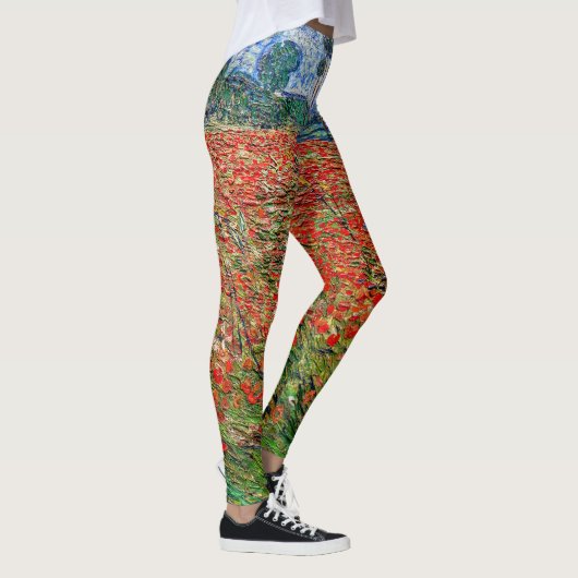 Vincent van Gogh - Poppy Field Leggings (Rechts)