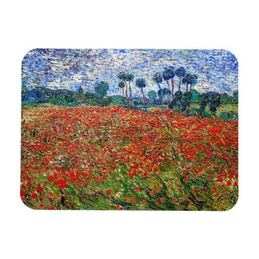 Vincent van Gogh - Poppy Field Magneet (Horizontaal)