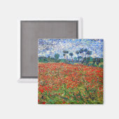 Vincent van Gogh - Poppy Field Magneet (Voorkant / Achterkant)