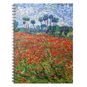 Vincent van Gogh - Poppy Field Notitieboek