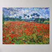 Vincent van Gogh - Poppy Field Poster (Voorkant)