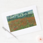 Vincent van Gogh - Poppy Field Rechthoekige Sticker (Envelop)
