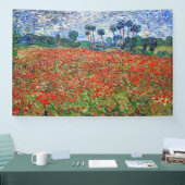 Vincent van Gogh - Poppy Field Spandoek (Beurs)