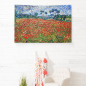 Vincent van Gogh - Poppy Field Spandoek (Insitu)