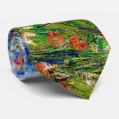 Vincent van Gogh - Poppy Field Stropdas (Opgerold)